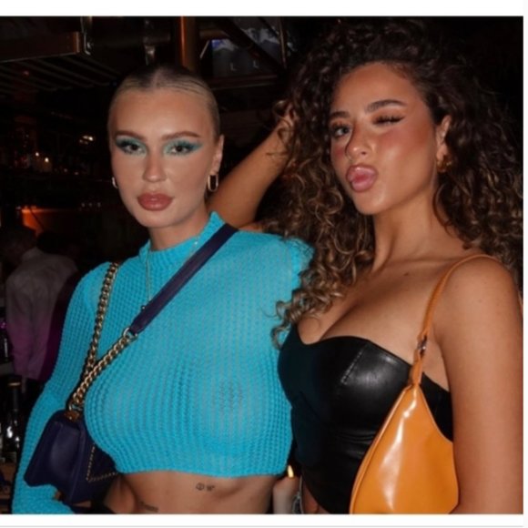 BLOGGER'S FAVE! Zara Blue Pointelle Knit Sweater NWT - Picture 6 of 16